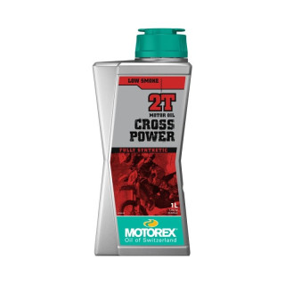 Huile moteur Motorex Cross Power 2T 100% synthétique 1L